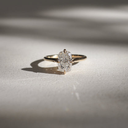 Stunning 1 CT Cushion Moissanite Engagement Ring with Solitaire Design 1
