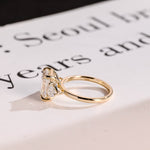 Stunning 1.0 - 2.0 CT Emerald Moissanite Engagement Ring with Three Stone Design 10