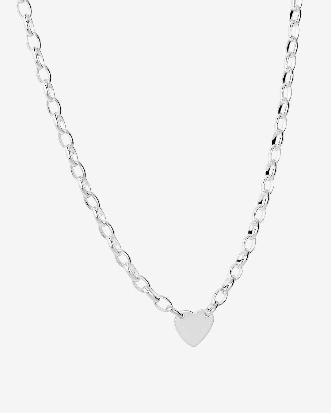 Round Cut Cubic Zirconia in 925 Sterling Silver Necklace 4