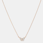 Round Cut Cubic Zirconia in 925 Sterling Silver Necklace 1