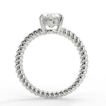 Stunning 2.11 CT Oval Moissanite Engagement Ring with Solitaire Design 7