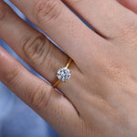Round Cut Solitaire Style Cubic Zirconia in 925 Sterling Silver Jewelry 3