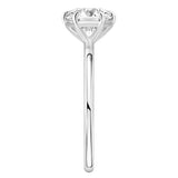 Stunning 1.0- 2.0 CT Round Moissanite Engagement Ring with Solitaire Design 4