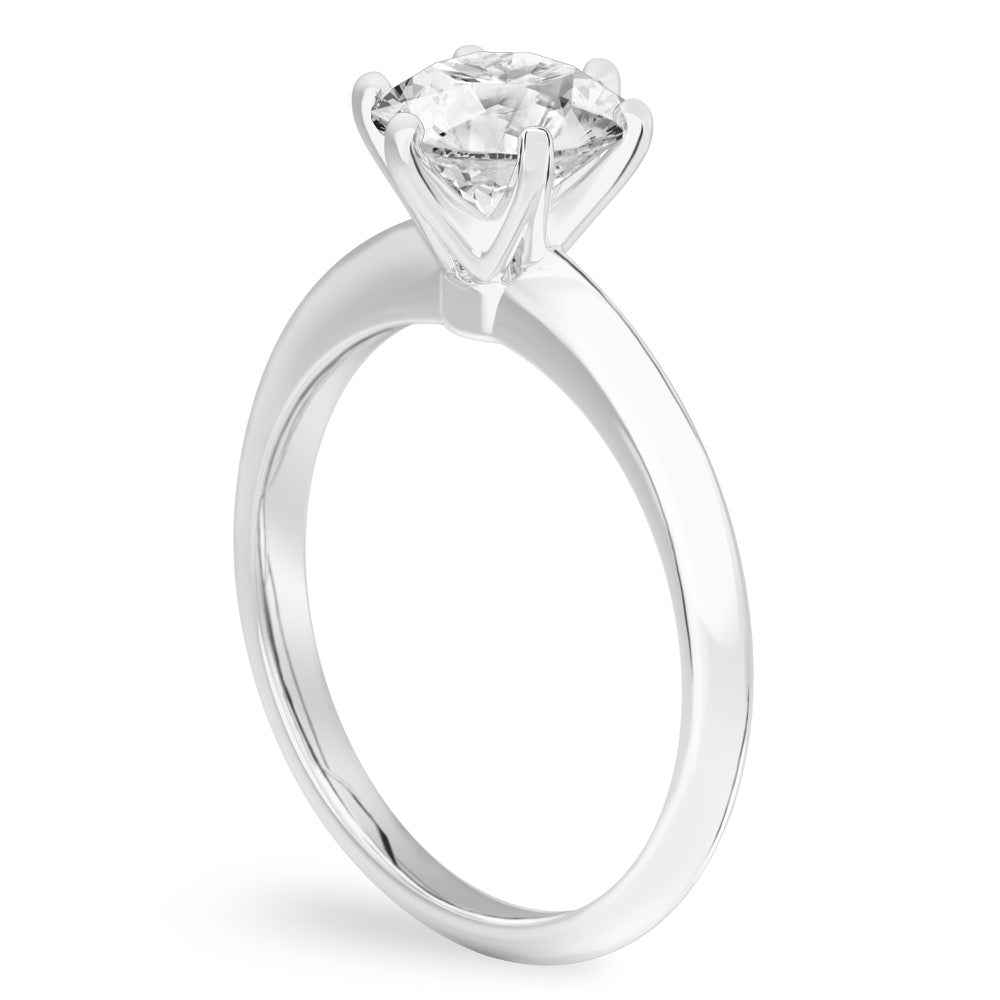 Stunning 0.50-1.50 CT Round Moissanite Engagement Ring With Solitaire Design 2