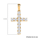 Round Cut Cubic Zirconia in 925 Sterling Silver Necklace 6