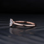 Stunning 0.50 CT Radiant Moissanite Engagement Ring With Solitaire Design 2