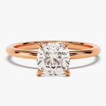 Stunning 1.50 CT Cushion Moissanite Engagement Ring with Solitaire Design 5