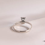 Stunning 1.0 - 2.0 CT Radiant Moissanite Engagement Ring with Pave Design 3