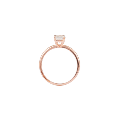 Stunning 1.0 CT Oval Moissanite Engagement Ring with Solitaire Design 2