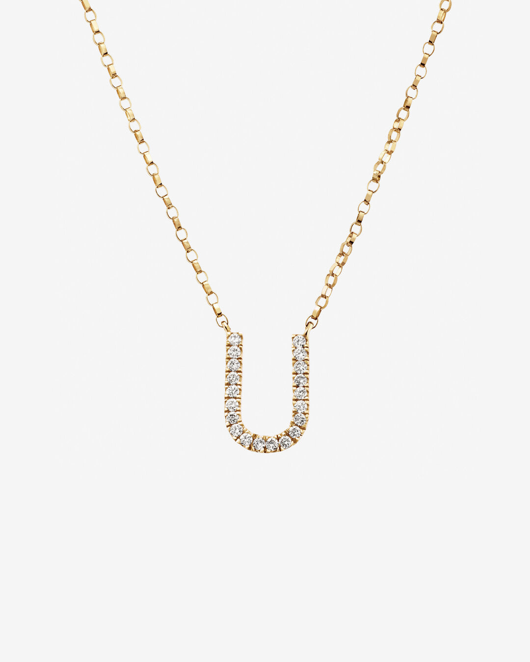 Round Cut Cubic Zirconia in 925 Sterling Silver Necklace 1