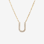 Round Cut Cubic Zirconia in 925 Sterling Silver Necklace 1