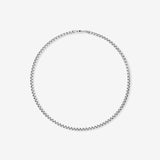 Round Cut Cubic Zirconia in 925 Sterling Silver Necklace 3