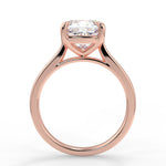 Stunning 2.80 CT Cushion Moissanite Engagement Ring with Solitaire Design 9