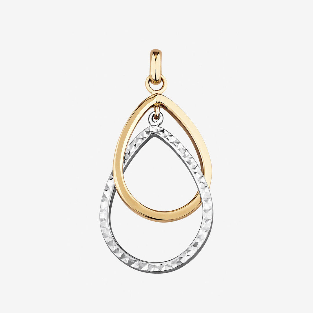 Round Cut Cubic Zirconia in 925 Sterling Silver Necklace 1