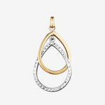 Round Cut Cubic Zirconia in 925 Sterling Silver Necklace 1