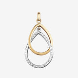 Round Cut Cubic Zirconia in 925 Sterling Silver Necklace 1