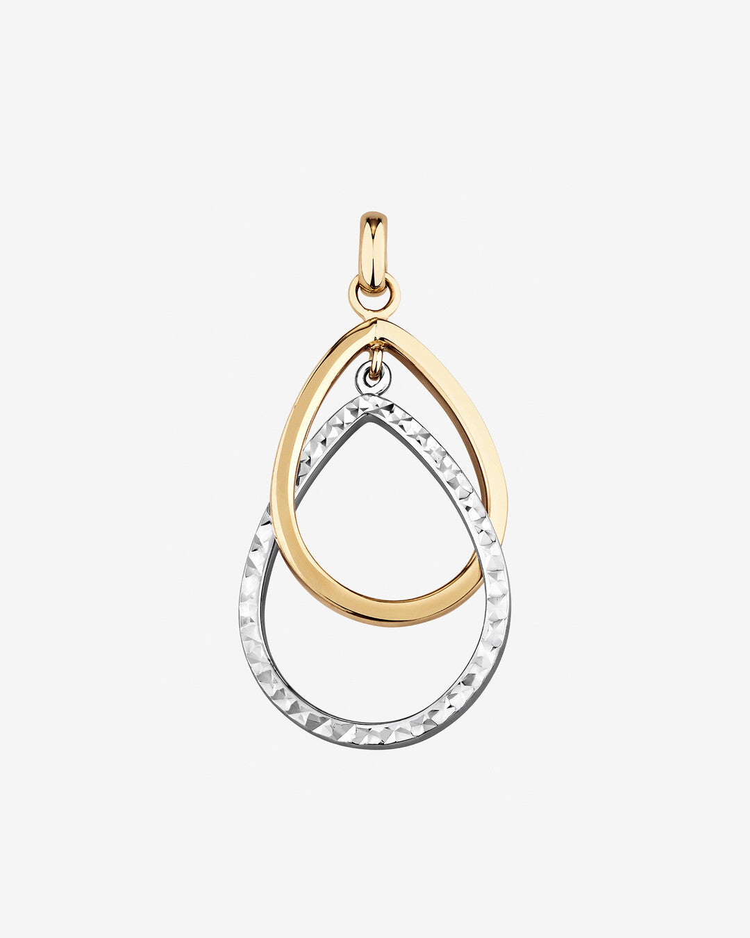 Round Cut Cubic Zirconia in 925 Sterling Silver Necklace 1