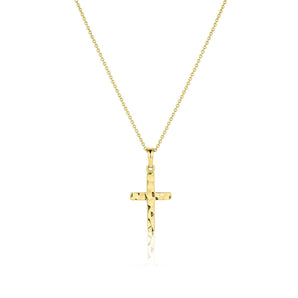 Cross Pendant Necklace in Solid Gold