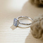 Stunning 4.0 CT Radiant Moissanite Engagement Ring with Solitaire Design 6