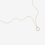 Round Cut Cubic Zirconia in 925 Sterling Silver Necklace 2