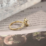 Stunning 2.5 CT Oval Moissanite Engagement Ring with Pave Design 4