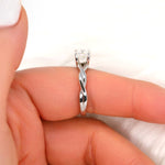 Stunning 1 CT Cushion Moissanite Engagement Ring With Solitaire Design 9