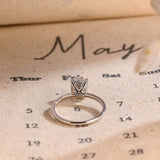 Stunning 3.0 CT Oval Moissanite Engagement Ring with Hidden Halo Design 4