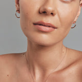 Round Cut Cubic Zirconia in 925 Sterling Silver Necklace 3