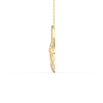 Stunning 0.312 CT Round Moissanite Diamond Multi Stones Necklace in Solid Gold