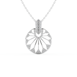 Stunning 0.312 CT Round Moissanite Diamond Multi Stones Necklace in Solid Gold