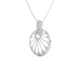 Stunning 0.312 CT Round Moissanite Diamond Multi Stones Necklace in Solid Gold