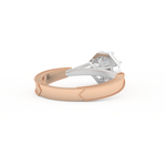Round Cut 1.0 Carat Moissanite Ring – Pave Setting in Gold