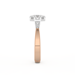 Round Cut 1.0 Carat Moissanite Ring – Pave Setting in Gold