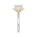 Oval Cut 1.5 Carat Moissanite Ring – Halo Setting in Gold