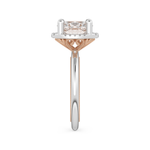 Oval Cut 1.5 Carat Moissanite Ring – Halo Setting in Gold