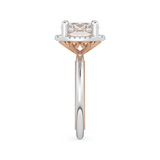 Oval Cut 1.5 Carat Moissanite Ring – Halo Setting in Gold
