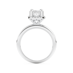 Oval Cut 1.5 Carat Moissanite Ring – Halo Setting in Gold