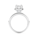 Oval Cut 1.5 Carat Moissanite Ring – Halo Setting in Gold