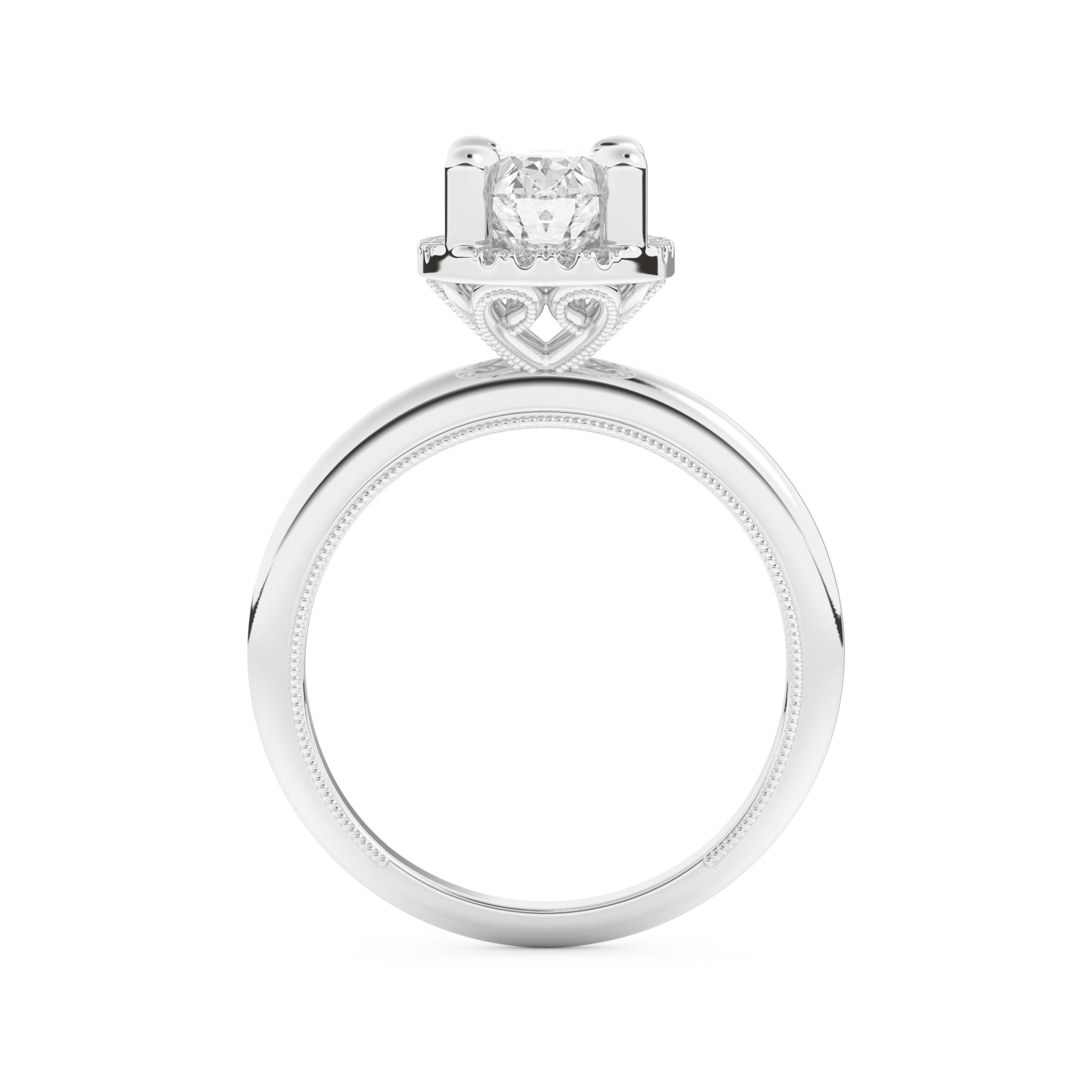 Oval Cut 1.5 Carat Moissanite Ring – Halo Setting in Gold