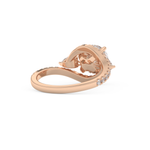Round Cut 1.5 Carat Moissanite Ring – Cluster Setting in Gold