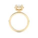 Round Cut 1.5 Carat Moissanite Ring – Pave Setting in Gold