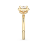 Round Cut 1.5 Carat Moissanite Ring – Pave Setting in Gold