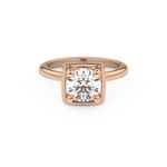 Round Cut 1.5 Carat Moissanite Ring – Pave Setting in Gold