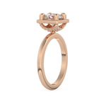 Round Cut 1.5 Carat Moissanite Ring – Pave Setting in Gold