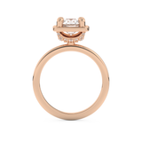 Round Cut 1.5 Carat Moissanite Ring – Pave Setting in Gold