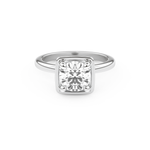 Round Cut 1.5 Carat Moissanite Ring – Pave Setting in Gold