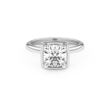 Round Cut 1.5 Carat Moissanite Ring – Pave Setting in Gold