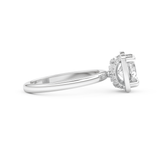 Round Cut 1.5 Carat Moissanite Ring – Pave Setting in Gold