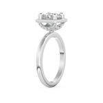 Round Cut 1.5 Carat Moissanite Ring – Pave Setting in Gold