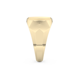 Signet Wedding Band Moissanite – Yellow, White, or Rose Gold